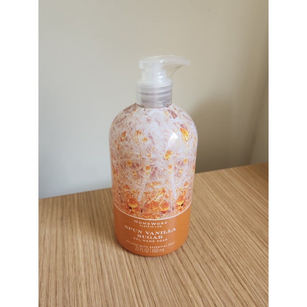Homeworx "Spun Vanilla Sugar" Gel Hand Soap 22oz 650mL NEW